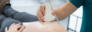 Ultraschall über den Bauch
