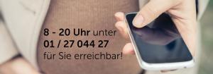 8 bis 20 Uhr erreichbar