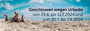 Urlaubsinformation Sommer 2024